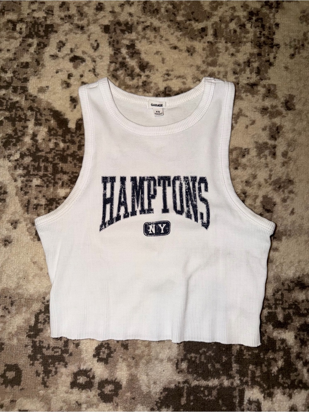 GARAGE 'Hamptons NY' Crop Tank